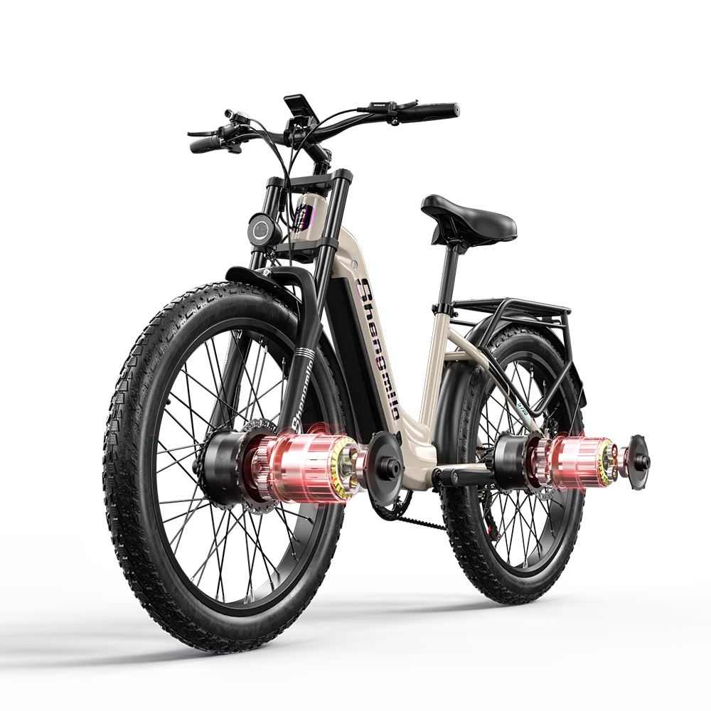 Shengmilo S700 1000W*2 Dual Motor Electric Bike 17.5Ah Battery