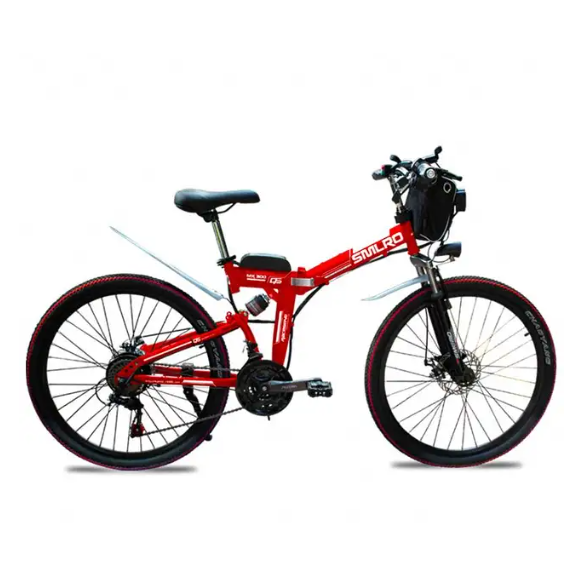 SMLRO MX300 Electric Folding Bike Single Drive for Mountain & City Riding-Shipped from China