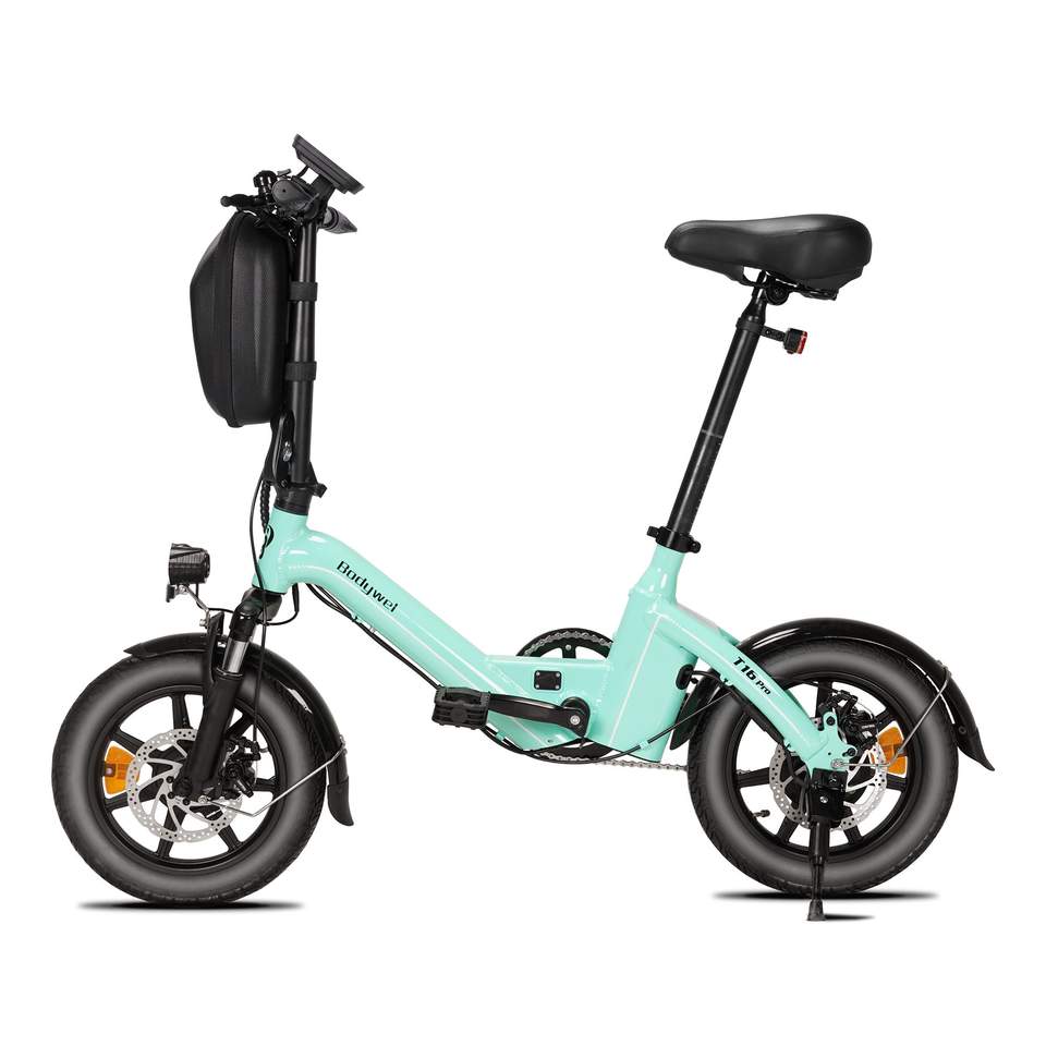 Bodywel T16 PRO Electric Folding Bike Mini Ebike with Advanced Features 250W Motor 36V 7.8Ah Battery