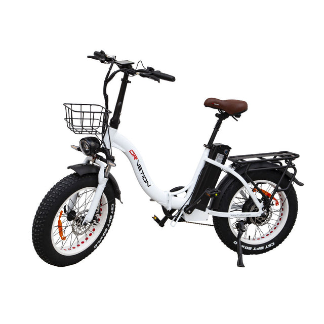 DrVetion CT20 Electric Fat Bike 48V 750W up to 45km/h 250W Rear Hub Motor Aluminum Frame 60km Range
