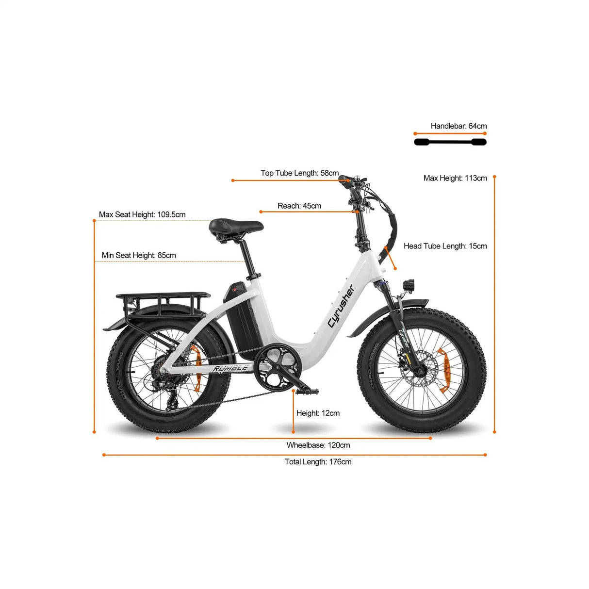 Cyrusher Rumble Step-Through E-Bike