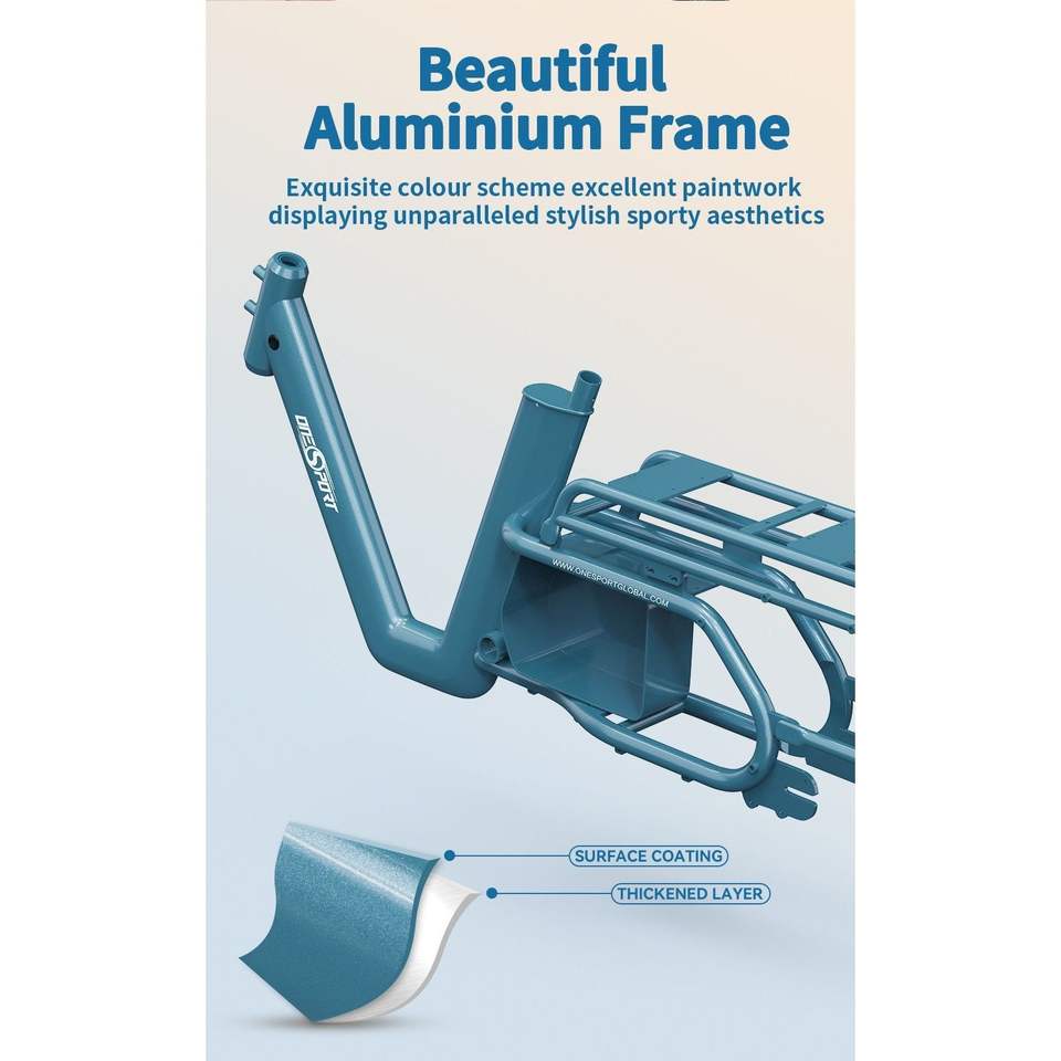 OneSport OT01 Long tail Cargo Electric Bike Lastenrad with 1296Wh Battery and Nabenschaltung