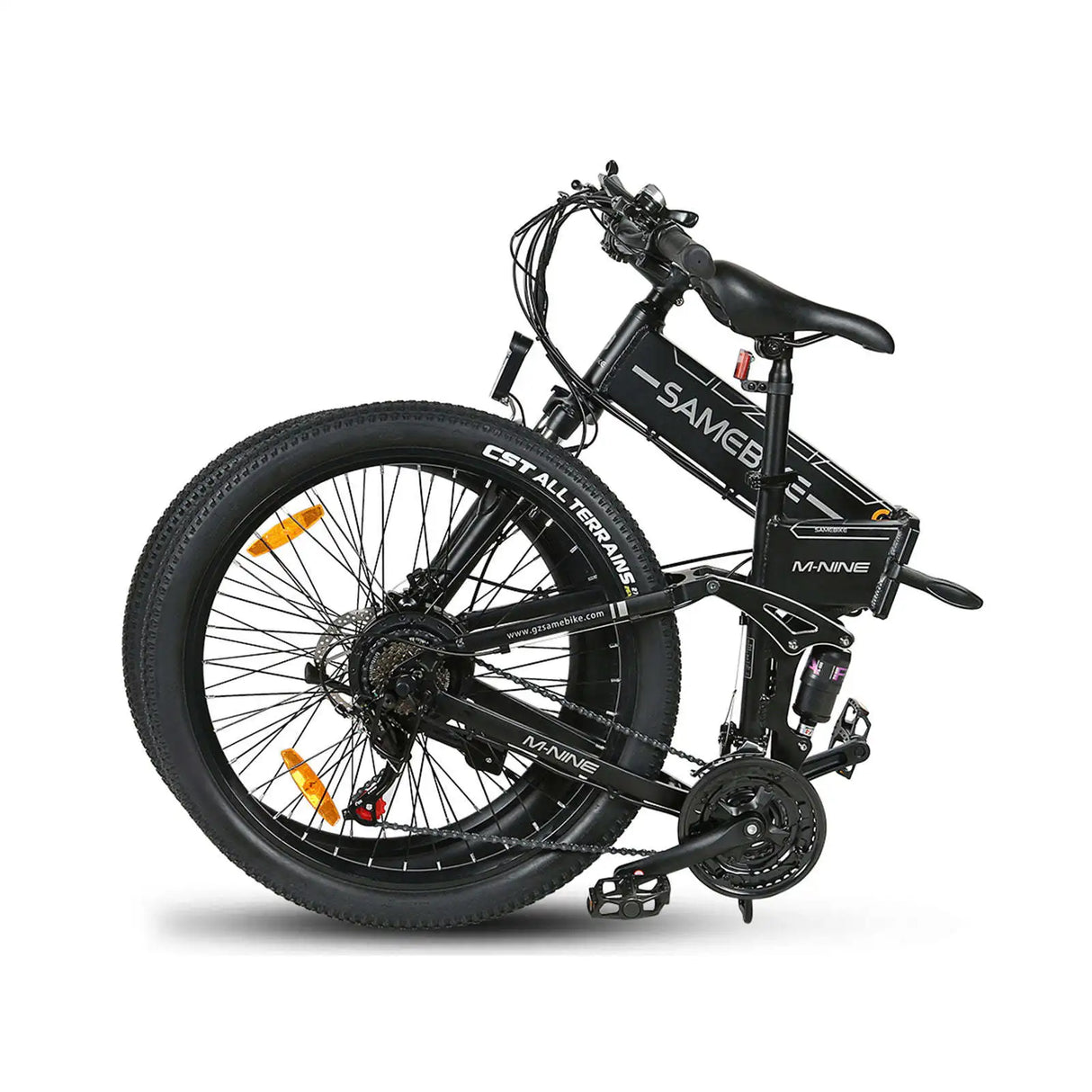 LO26-II Spoke Rim Hydraulic Brake Electric Folding Mountain Ebike