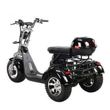 DOTMALL EHoodax 05WQ Electric Tricycles 18 Inch Fat Electric Scooter 2000W Motor 150KG Max Load 20000mAh Battery Black