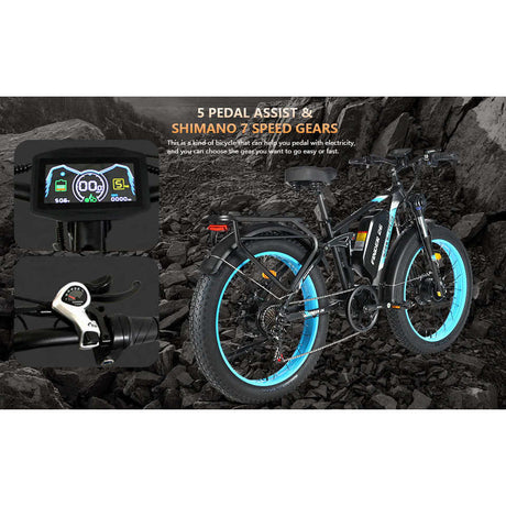 (EU Stock) FINDER 26 Dual Motors Electric Bike