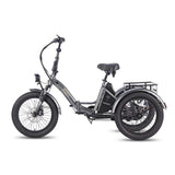 FAFREES F20 Mate 500W Motor Heavy Duty Ebike Electric Cargo Trike 180kg Capacity 110KM Range, Folding Design EU UK
