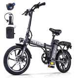 "250W Foldable Electric Bike #16 Speed #36V #11.4Ah #40-70km Range"