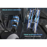 Q20 Pro Off-Road Dual Battery Dual Motor 2000W E-Motorcycle with 34MPH Max Speed and Lithium Battery