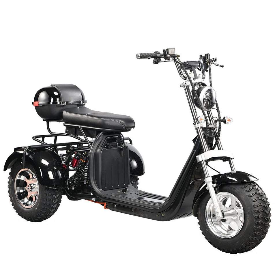 EHoodax 05WQ Electric Tricycles 18-Inch Fat Electric Scooter with 2000W Motor Maximum Load 18 Inches Maximale Last