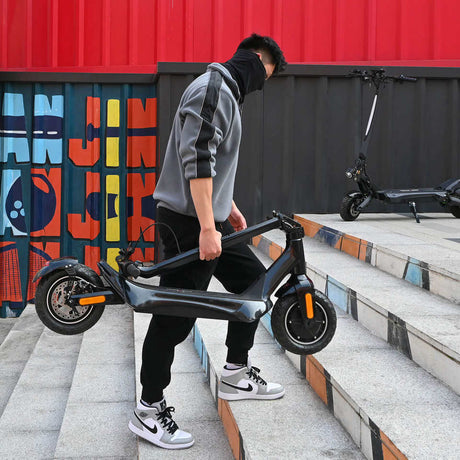 For C1 Two-Wheel Electric Scooter New Design 500W Brushless Motor 10 Inch Self-healing Tire 40km/h Max Speed 60km Range