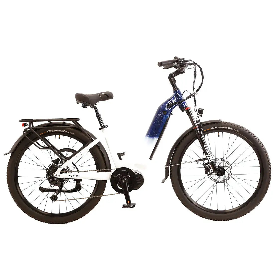 Cysum NOVA Mid-Motor Electric Mountain Bike 27.5 Inch 140Nm High-Performance Motor 48V 672Ah Lithium Battery Dual Suspension
