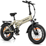 VARUN S20-1 Aluminum eBike 7-Speed 25km/h Folding Bike with Integrated Lithium Battery and Rear Hub Brushless Motor