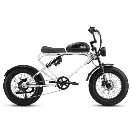 MEELOD DK300 PLUS 1200W Motor Electric Scooter 50-100 Miles Range Black & White