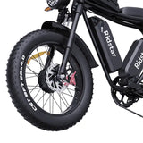 RIDSTAR Q20 Pro 20"*4.0 Fat Tires Electric Mountain Bike 2*1000W Motor 52V 40Ah Dual Battery