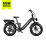Onesport OT08 Pro Full Suspension E-Bike 48V 250W/350W Rear Hub Motor Aluminum Frame Integrated Battery 60km Range Dirt Bike