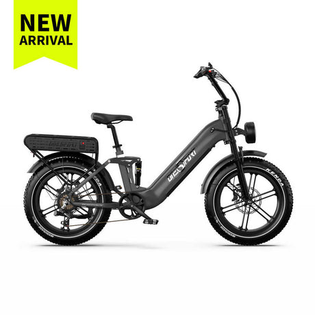 Onesport OT08 Pro Full Suspension E-Bike 48V 250W/350W Rear Hub Motor Aluminum Frame Integrated Battery 60km Range Dirt Bike