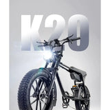 CMACEWHEEL K20 Adventure Electric Bicycle 17Ah Battery 48v 5-Speed Rear Hub Motor Lithium Power Supply Control Electric Bike