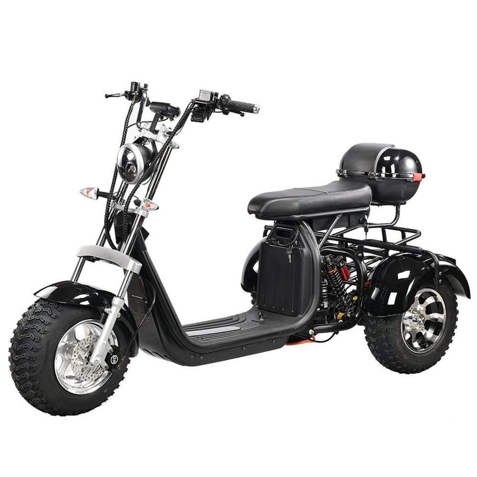 EHoodax 05WQ Electric Tricycles 18-Inch Fat Electric Scooter with 2000W Motor Maximum Load 18 Inches Maximale Last