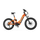 Trax 24\" Step-through All Terrain Air Shock Electric Mountain Bike with Air Suspension for Off-Road Adventures