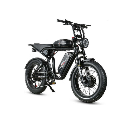 M20-III 2000W Hybrid Electric City Bike Rear Hub Motor Range 50km Smart Electronic Dual Rim 15ah Battery Black/Brown/Green