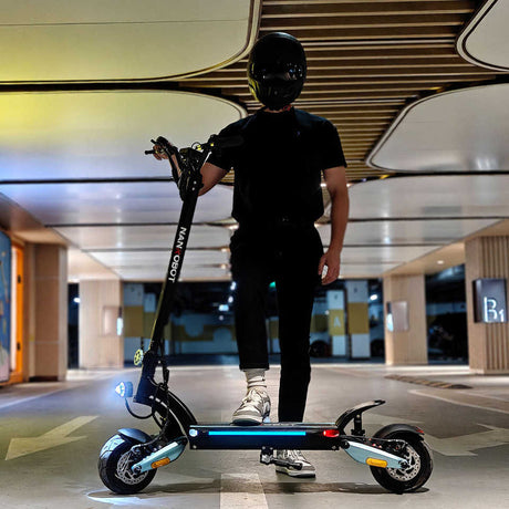 For LIGHTNING PRO 800W X 2 Brushless Motor Chopper Style Scooter 8.5" Fat Tire 36mph 280lbs 48v 18.2Ah Battery Seat/No Seat
