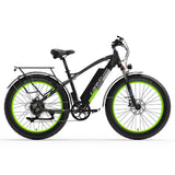 LANKELEIS XC4000 Electric Mountain Bike Fat Bike with 48V Lithium Battery Aluminum Alloy Frame and Rear Hub Motor