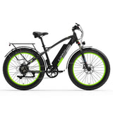 LANKELEIS XC4000 Electric Mountain Bike Fat Bike with 48V Lithium Battery Aluminum Alloy Frame Rear Hub Motor