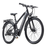RANDRIDE YG70 Electric City Bike 27.5inch 48V 14Ah Front Suspension Rear Rack Central Motor 50km Range 15ah Battery Capacity