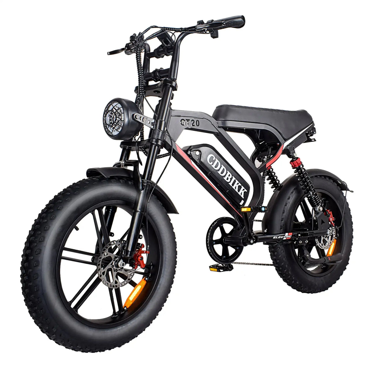 GT20 Electric Bike with 1000W Power 50KM/H Speed 60KM Range 60V Voltage 20 Fat Tires for Thrilling & Lightweight Rides