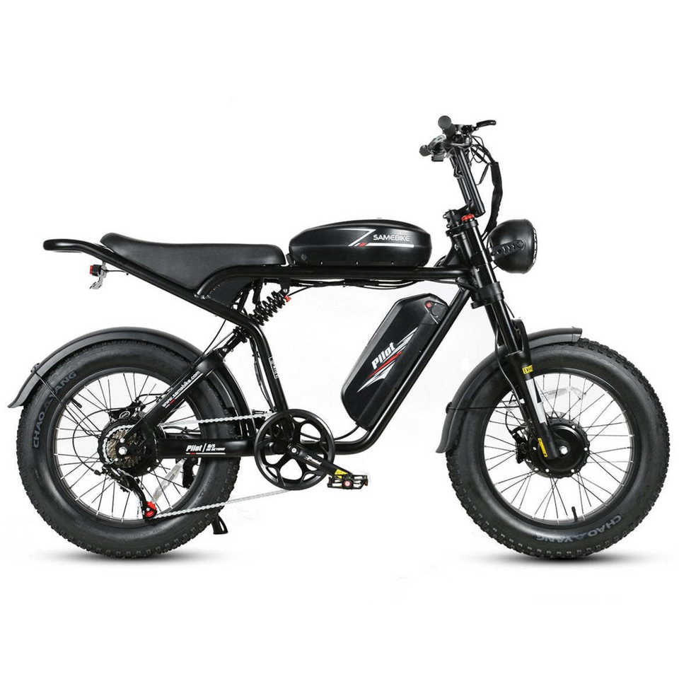 M20-III 2000W Hybrid Electric City Bike Rear Hub Motor Range 50km Smart Electronic Dual Rim 15ah Battery Black/Brown/Green