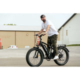 HAOQI for UL Certified Black Leopard Pro Fat Tire Electric Bike