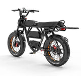 LANKELEISI X-Black Knight 2000W Electric Bike with Dual Motors 48V Aluminum Frame and 280KM Range Power by Lithium Battery