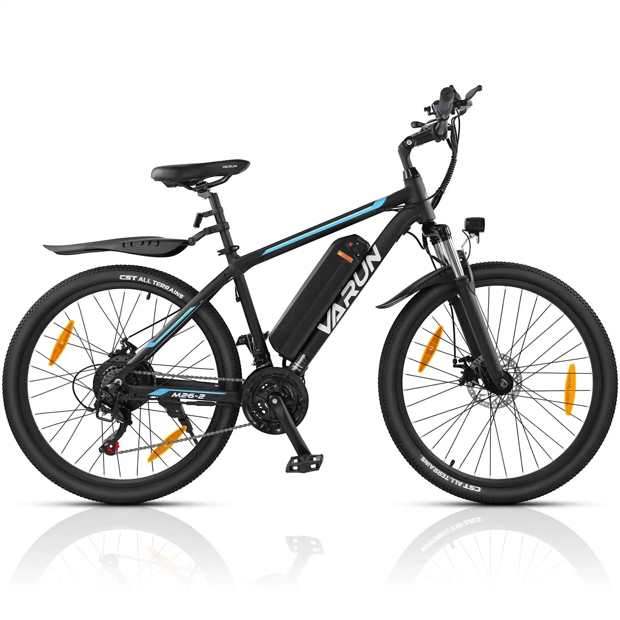 VARUN M26-2 Electric Bicycle with 48V 48Ah Lithium Battery Aluminum Frame Dual Rear Hub Motor Disc Brake Shimano Derailleur