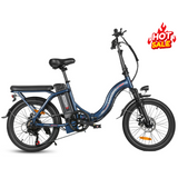CY20 Portable Commuter Electric City Bike with Rear Hub Motor 15ah Lead Acid Battery Single Speed 50km Range Per Power