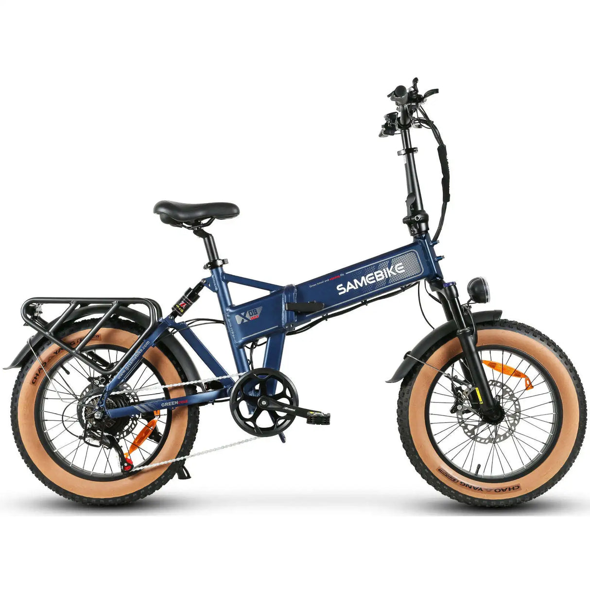 XWLX09-II 1000W Fat Tire Mountain E-Bike with 48v 15ah Battery Dual Suspension