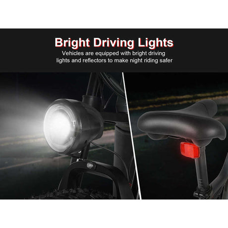 RSA08-II 1000W All Terrain Electric Bicycle with 72v 8000W/15000W 60km Range 60ah Max Battery Storage 48v 1000W Motor Power