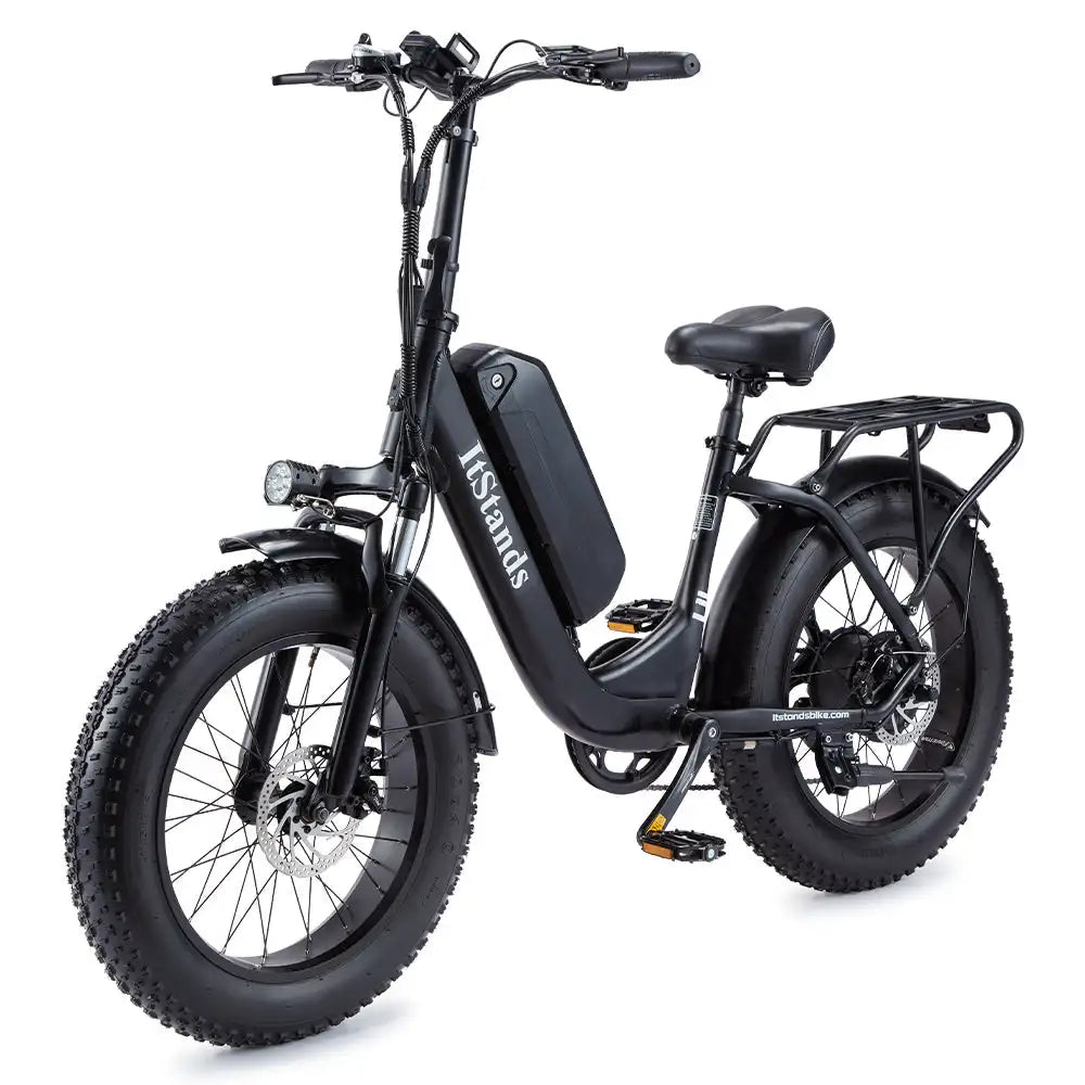 U1 Fat tire one piece Step-Through Design Ebike  800W 48V 15Ah  High-Performance Electric Bicycle