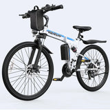VARUN M26 Storm White Foldable Electric Mountain Bike Central 250W Bafang M620 48V/36V Options 60km Carbon for Off-Road Use