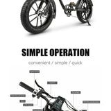 CMACEWHEEL K20 Adventure Electric Bicycle 17Ah Battery 48v 5-Speed Rear Hub Motor Lithium Power Supply Control Electric Bike