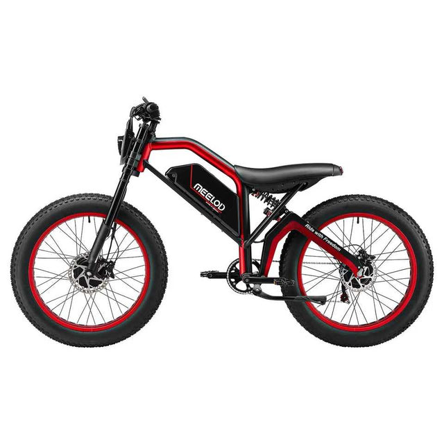 MEELOD XT600DL Electric Mountain Bike Dual 1200W for Peak Power Motor 6061 Aluminum Frame