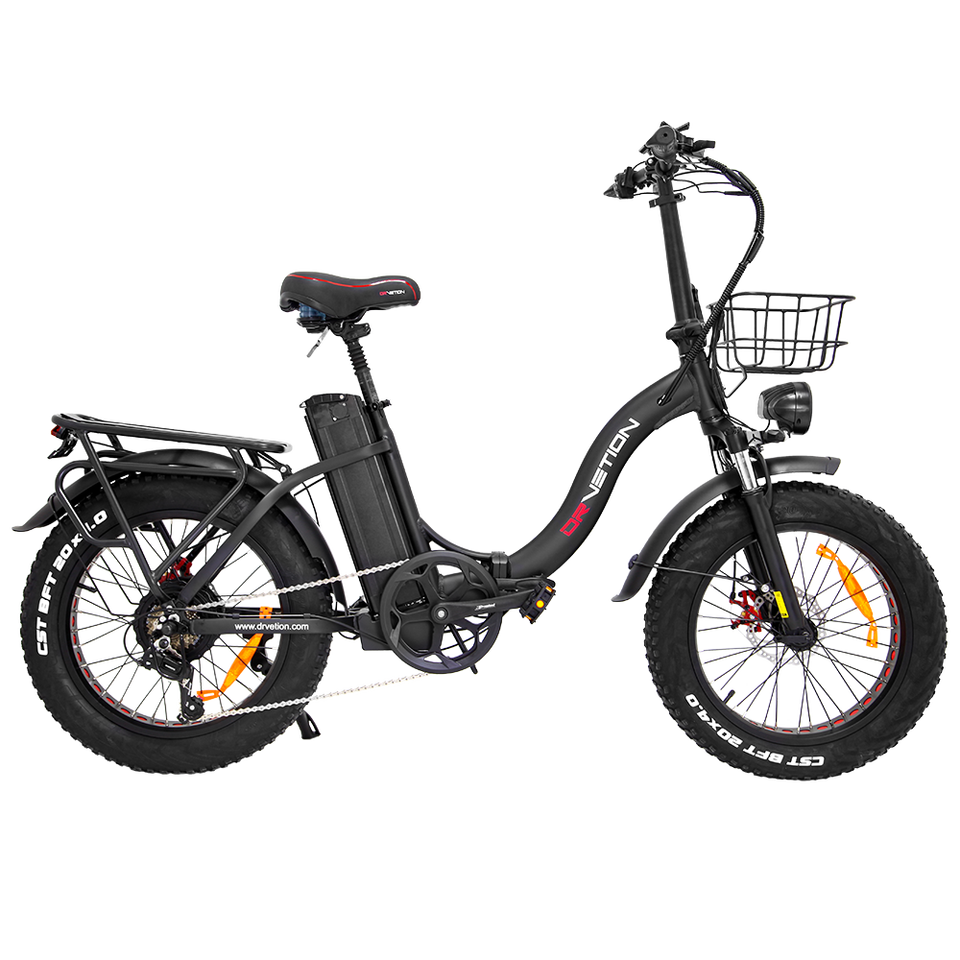DrVetion CT20 Electric Folding Bike 10AH/15AH/20AH 48V 750W up to 45km/h Speed
