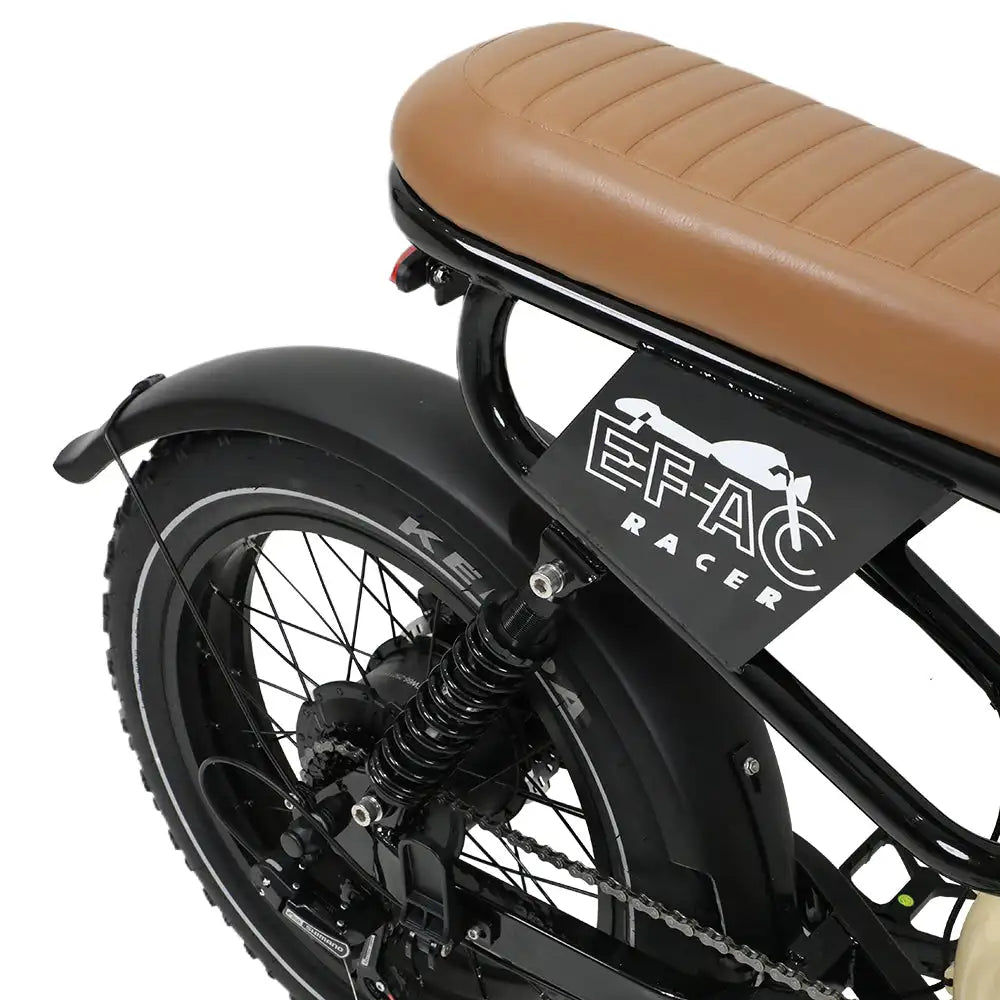 Onesport W66 Moto-Style E-Bike Steel body frame Multifunctional LCD screen 7-speed transmission Shock-absorbing front fork