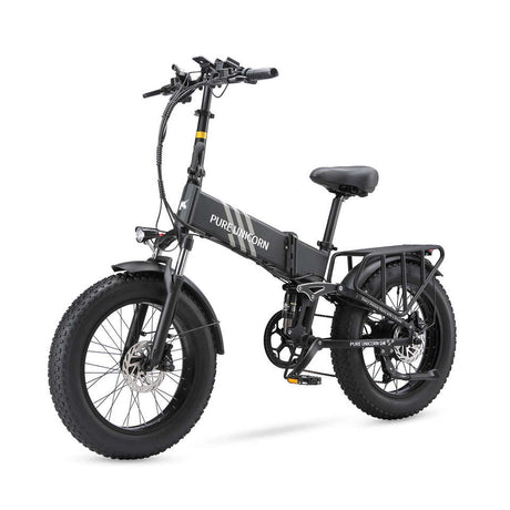 PURE UNICORN U4 1000W Fat Tire Electric Mountain Bike 48V Lithium Battery 750W Motor 60 km Range Aluminum Frame Rear Hub Motor