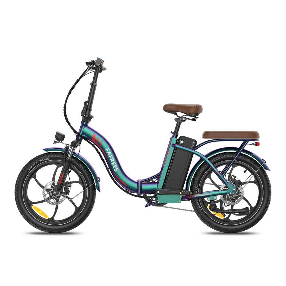 Fafrees F20+ Pro Electric Folding Bike 250W Motor Power 15ah Integrated Lithium Battery 7 Speed 20inch Aluminum Alloy Frame 48v