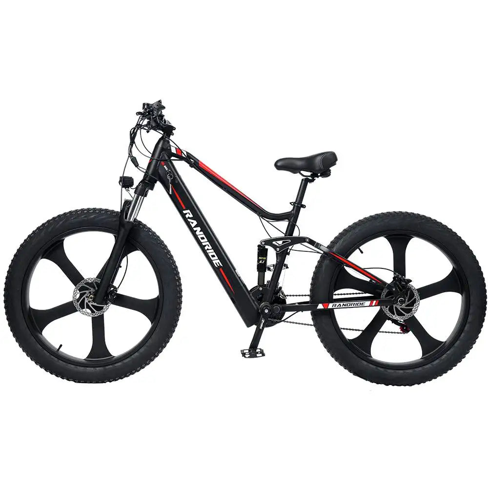 RANDRIDE YX90M Electric Mountain Bike 26 Inches Full Suspension Frame