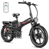 E-Bike Wallke H9 20 Zoll Elektrofahrrad für Erwachsene mit 48V 40Ah 60Ah Akku