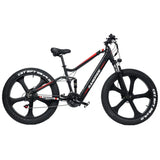 RANDRIDE YX90M Electric Mountain Bike 26 Inches Full Suspension Frame