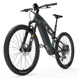 LANKELEISI GT800 48V 12-Speed Electric Mountain Bike with down Tube Lithium Battery and Aluminum Alloy Frame New Arrival