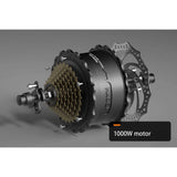 52V 1000W Electric Cafe Racer with 26.1AH Battery  HAOQI Rhino