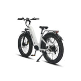 HAOQl All-Terrain White Eagle Electric City Bike Versatile E-Bike